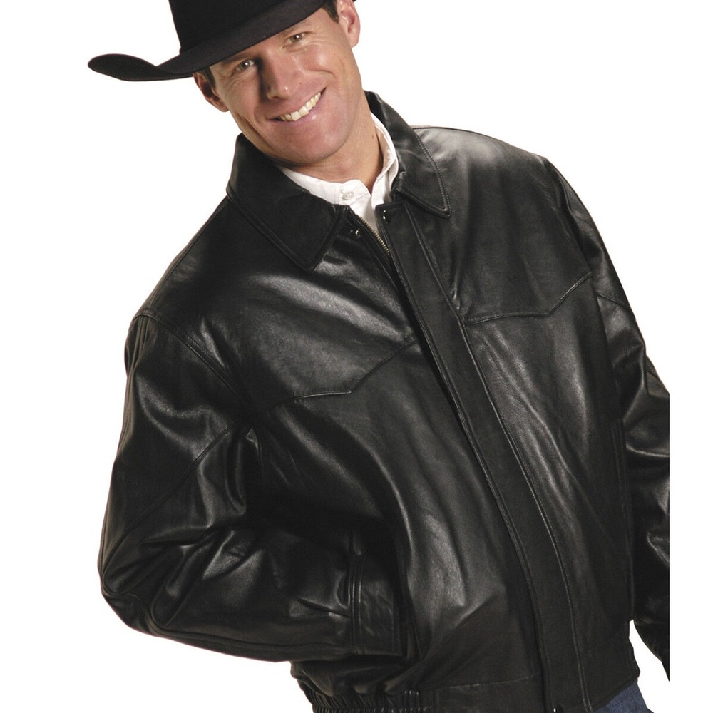 Roper Black Lightweight Shirt Jacket with Ribbed Trim